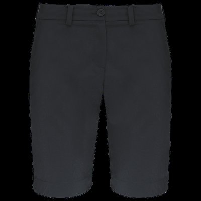 Bermudas mujer tejido repelente al agua Black 36 FR