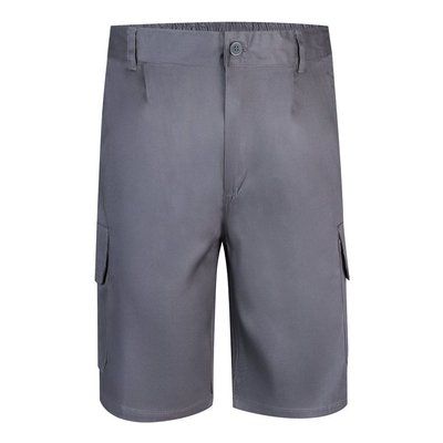 Bermudas multibolsillos de sarga Gris 46
