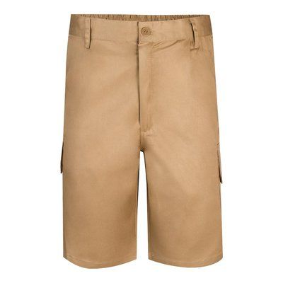 Bermudas multibolsillos de sarga Natural 46