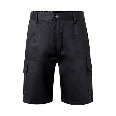 Bermudas multibolsillos de sarga Negro 58