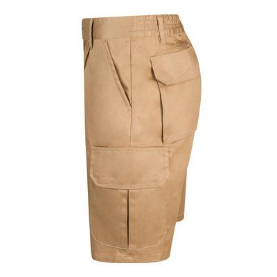 Bermudas multibolsillos de sarga
