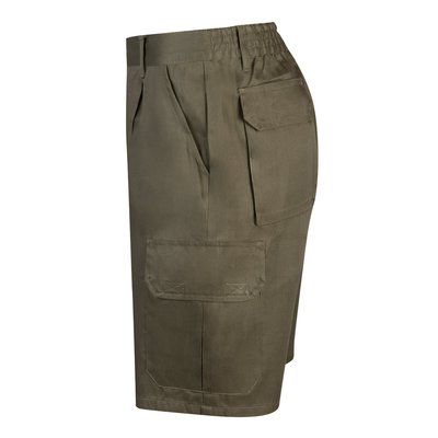 Bermudas multibolsillos de sarga