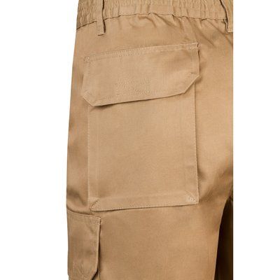 Bermudas multibolsillos de sarga