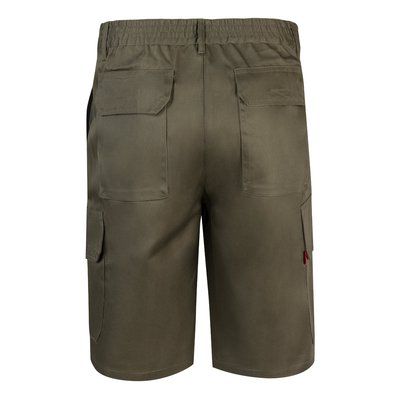 Bermudas multibolsillos de sarga