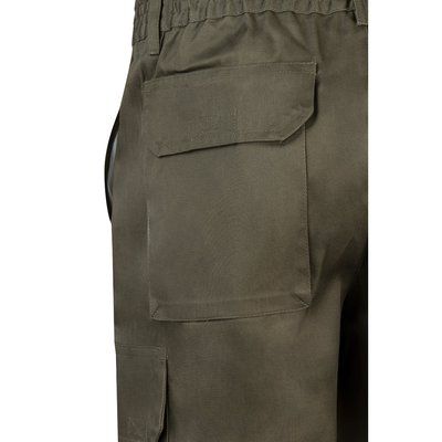 Bermudas multibolsillos de sarga