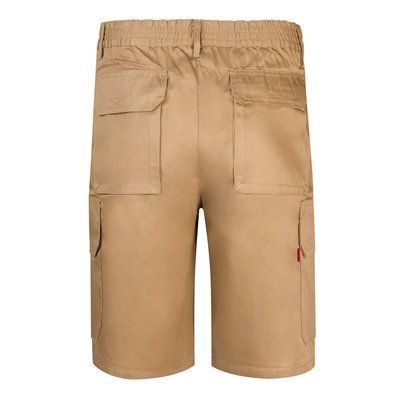 Bermudas multibolsillos de sarga