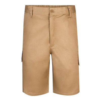 Bermudas multibolsillos de sarga