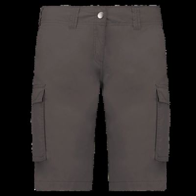 Bermuda multibolsillos ligera para chica Light Charcoal 36 Fr