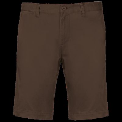 Bermuda chino hombre algodón Chocolate 54 Fr