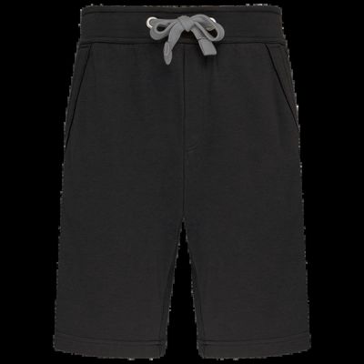Bermuda unisex de felpa Black Xs