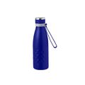 Bidón Térmico 550ml Asa Silicona Azul