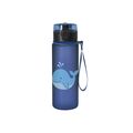 Bidón de Tritan 500ml con animales y tapa de resorte Azul