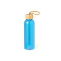Bidón de 650 ml de RPTE con tapón de bambú