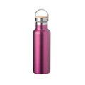 Bidón 500ml Térmico Detalle Bambú Fucsi