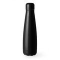 Bidón de acero inoxidable mate de 630 ml Negro Talla Única Adulto