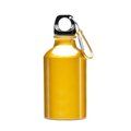 Bidón aluminio 330 ml mosquetón de color a juego Amarillo Talla Única Adulto