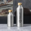 Bidón Aluminio 400ml con Mosquetón