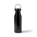 Bidón de aluminio 750ml con asa Negro Talla Única Adulto