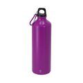 Bidón aluminio de 800 ml con mosquetón Fucsi