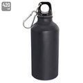 Bidón aluminio con mosquetón de 420ml