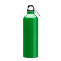 Bidón de aluminio con mosquetón Verde Helecho Talla Única Adulto