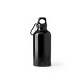 Bidón aluminio pared simple de 400 ml Negro