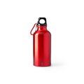 Bidón aluminio pared simple de 400 ml Rojo TALLA ÚNICA ADULTO