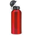 Bidón de aluminio personalizable con dosificador (600 ml) Rojo