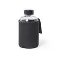 Bidón Cristal 600ml con Funda Soft Shell Neg