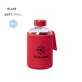 Bidón Cristal 600ml con Funda Soft Shell