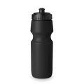 Bidón deportivo personalizado de plástico sin BPA (700 ml) Negro