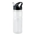 Bidón de plástico sin BPA personalizado con pajita (500 ml)