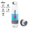 Bidón personalizado de tritán sin BPA con altavoz bluetooth (480 ml)