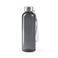 Bidón RPET 600 ml con cuerpo translúcido Negro
