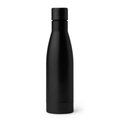 Bidón térmico 500 ml de acero inoxidable Negro