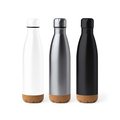 Bidón térmico de 520ml con base de corcho