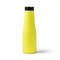 Bidón térmico de 600 ml y tapón pulsador Amarillo