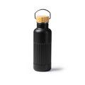 Bidón térmico biselado de 500 ml Negro