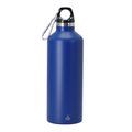 Bidón térmico mate 500ml de doble pared y mosquetón Azul
