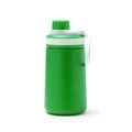 Bidón termo de acero inox 350 ml con pajita Verde Helecho