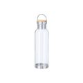 Bidón transparente RPET reciclado y base de acero
