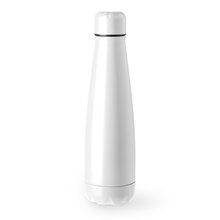 Bidón de acero inoxidable mate de 630 ml Blanco