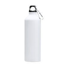 Bidón de aluminio con mosquetón Blanco Talla Única Adulto
