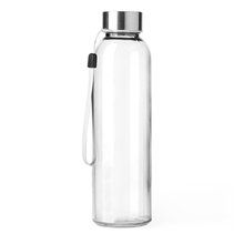 Bidón de cristal 500ml con cinta para transportar Transparente