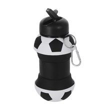 Bidón plegable 550ml con diseño balón de futbol Bla