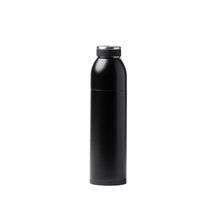 Bidón térmico 650ml con vaso de 500ml Negro Talla Única Adulto