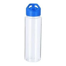 Bidón 750 ml con pajita, asa y fácil apertura Azul