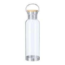 Bidón transparente RPET reciclado y base de acero Trans