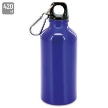 Bidón aluminio con mosquetón de 420ml Az