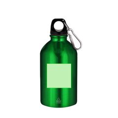 Bidón acero reciclado 500 ml con mosquetón | Area 4 | 50 x 50
